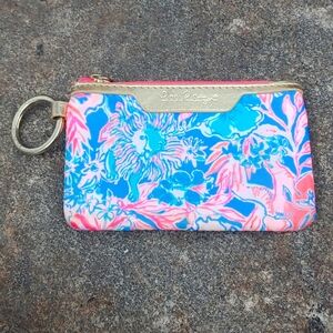 Lily Pilitzer ID Card Case with Keychain.